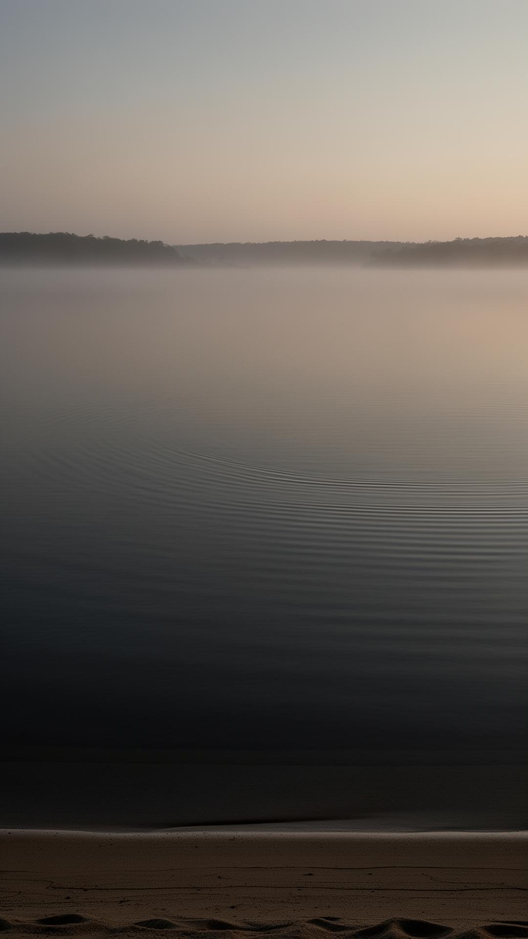 Still shore at dawn, the natural setting of Self Space Aesthetic Space Boutique in Port Elgin